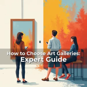 Artistic representation for How to Choose Art Galleries: Expert Guide