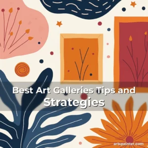 Artistic representation for Best Art Galleries Tips and Strategies