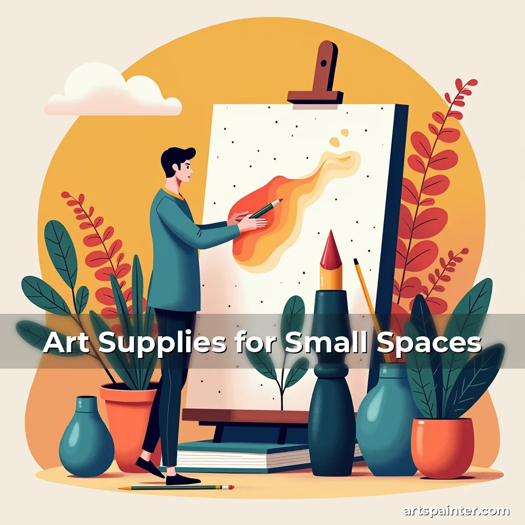 Art Supplies for Small Spaces