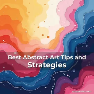 Artistic representation for Best Abstract Art Tips and Strategies