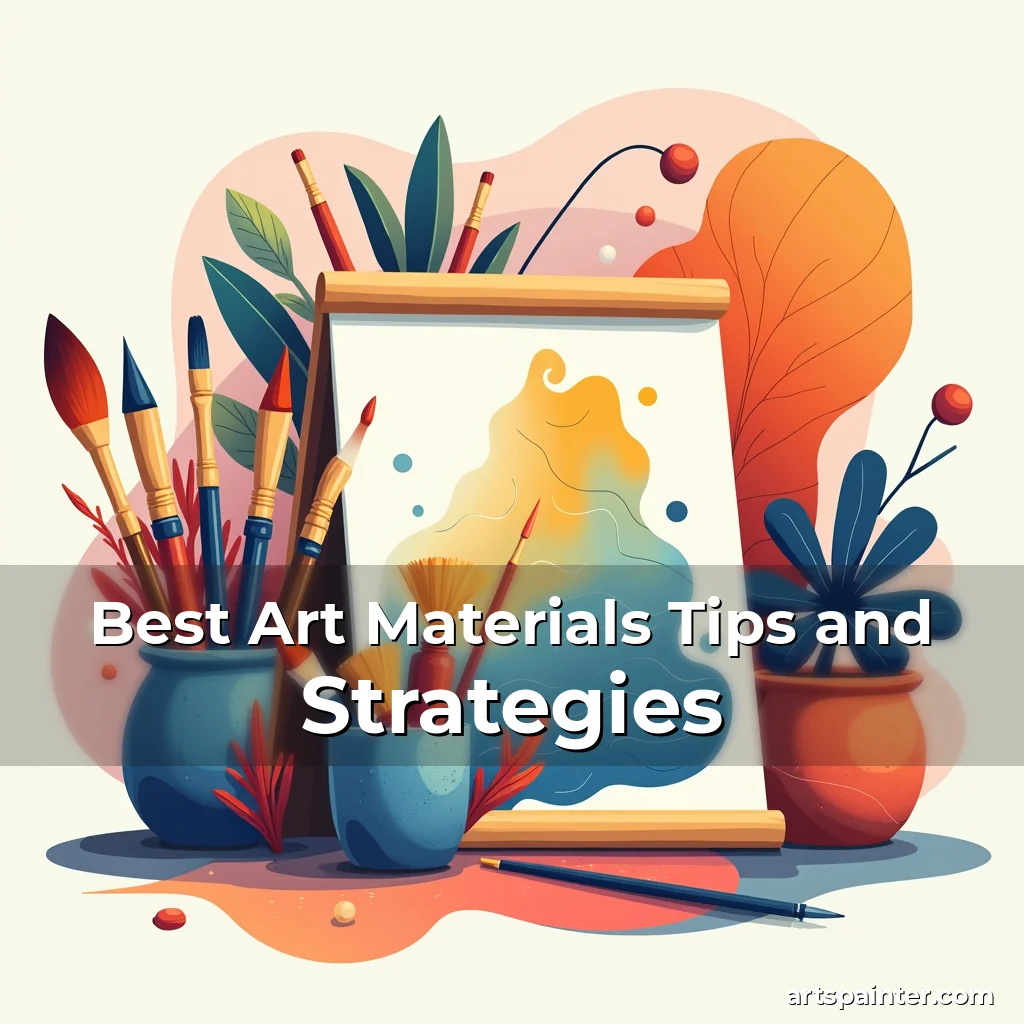 Best Art Materials Tips and Strategies