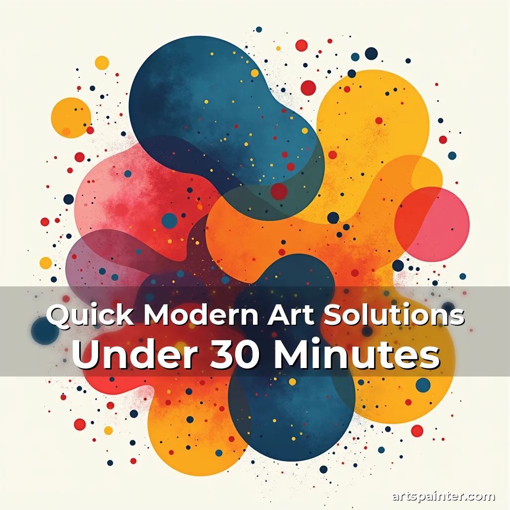 Quick Modern Art Solutions Under 30 Minutes