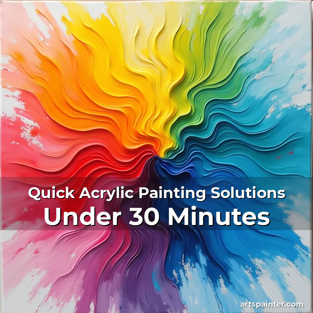 Quick Acrylic Painting Solutions Under 30 Minutes