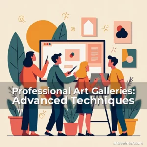 Artistic representation for Professional Art Galleries: Advanced Techniques