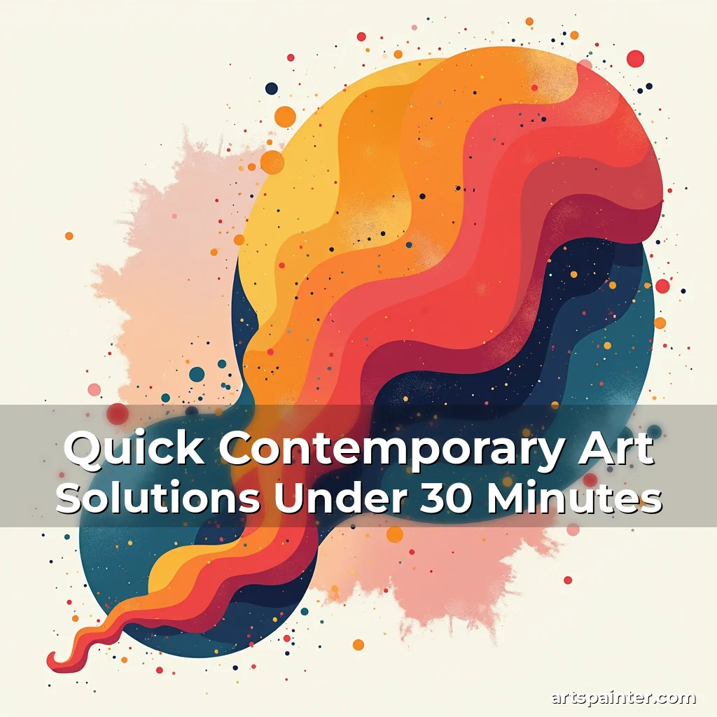 Quick Contemporary Art Solutions Under 30 Minutes