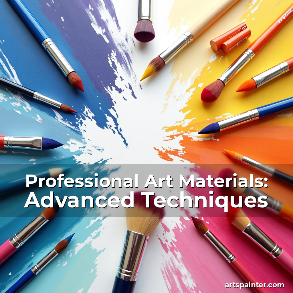 Professional Art Materials: Advanced Techniques