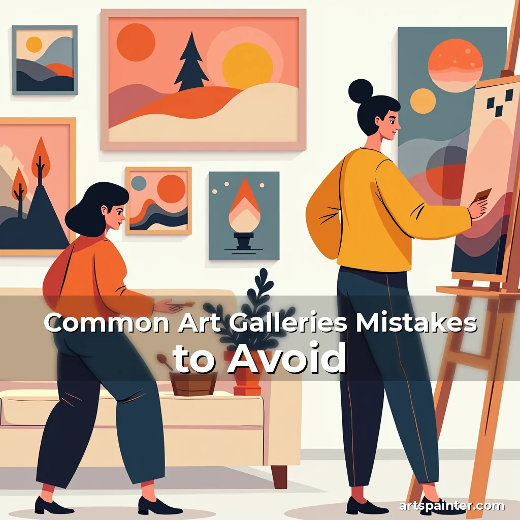 Common Art Galleries Mistakes to Avoid