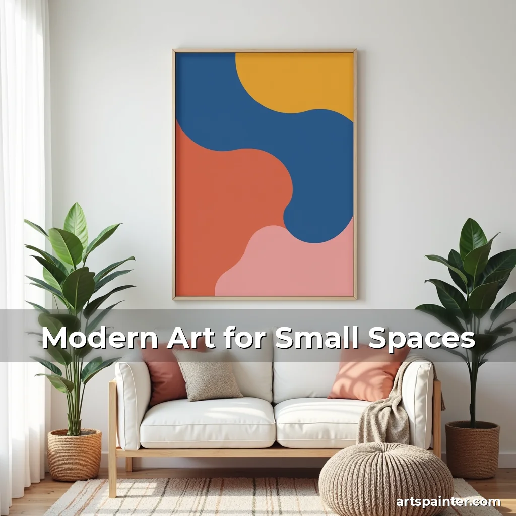 Modern Art for Small Spaces