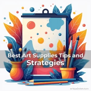 Best Art Supplies Tips and Strategies