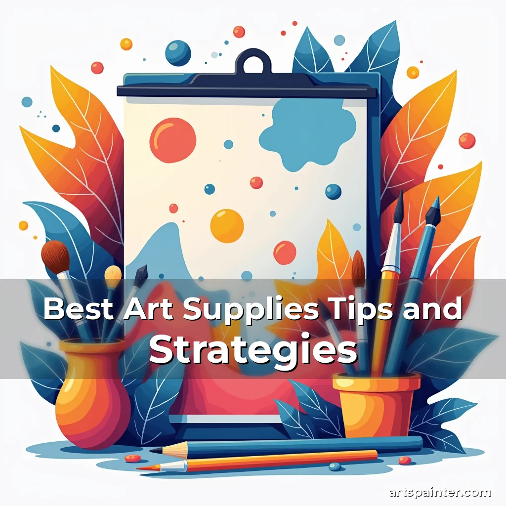 Best Art Supplies Tips and Strategies