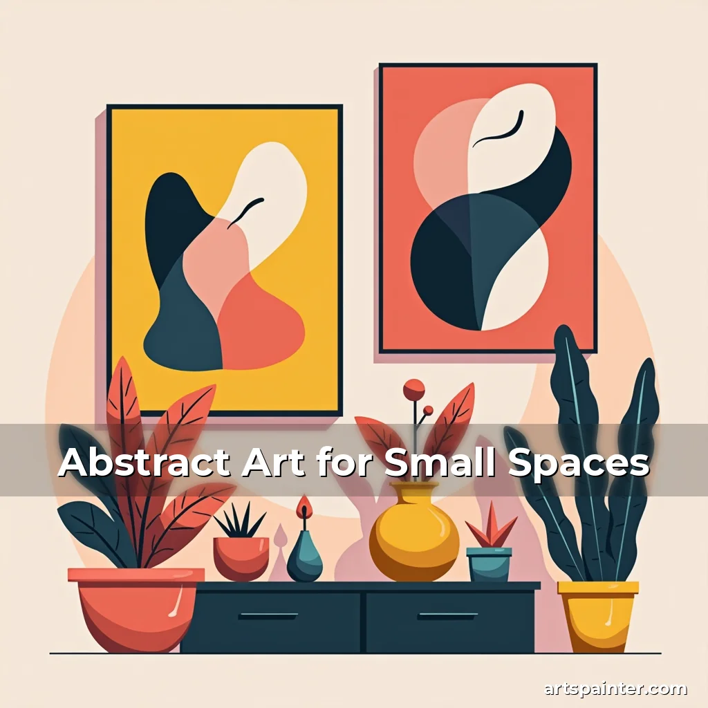 Abstract Art for Small Spaces