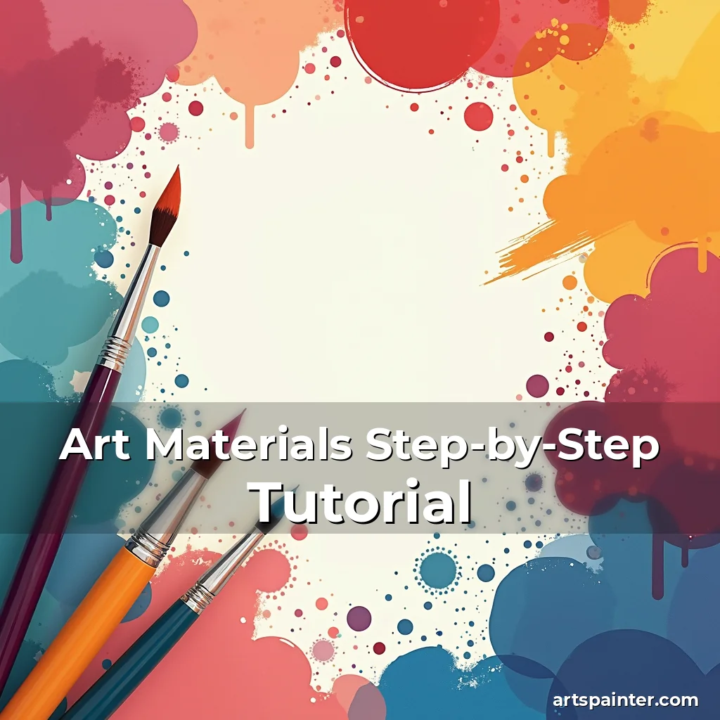 Art Materials Step-by-Step Tutorial