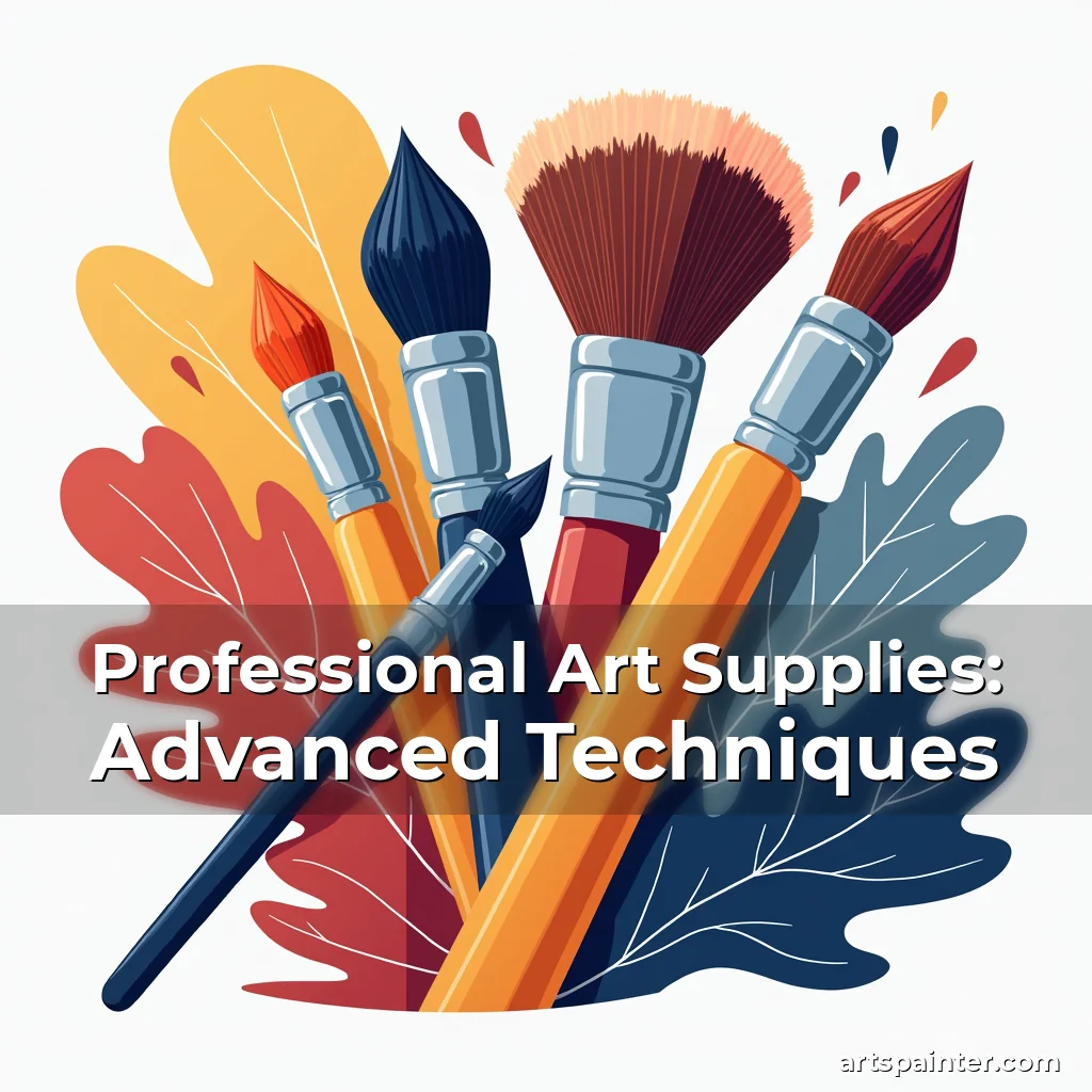Professional Art Supplies: Advanced Techniques