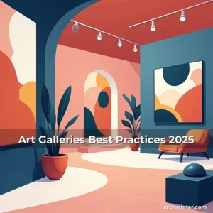 Artistic representation for Art Galleries Best Practices 2025