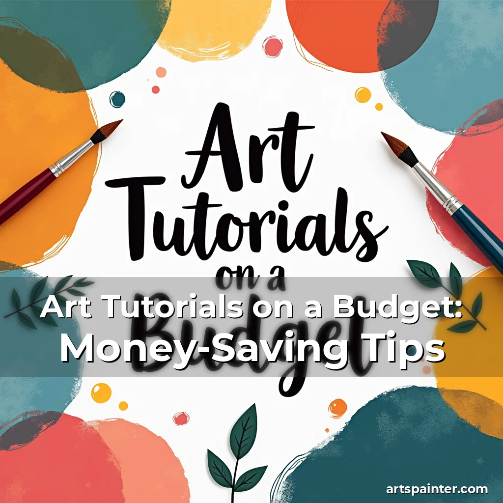 Art Tutorials on a Budget: Money-Saving Tips