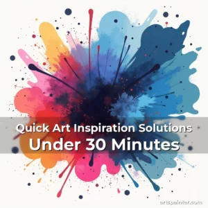 Quick Art Inspiration Solutions Under 30 Minutes
