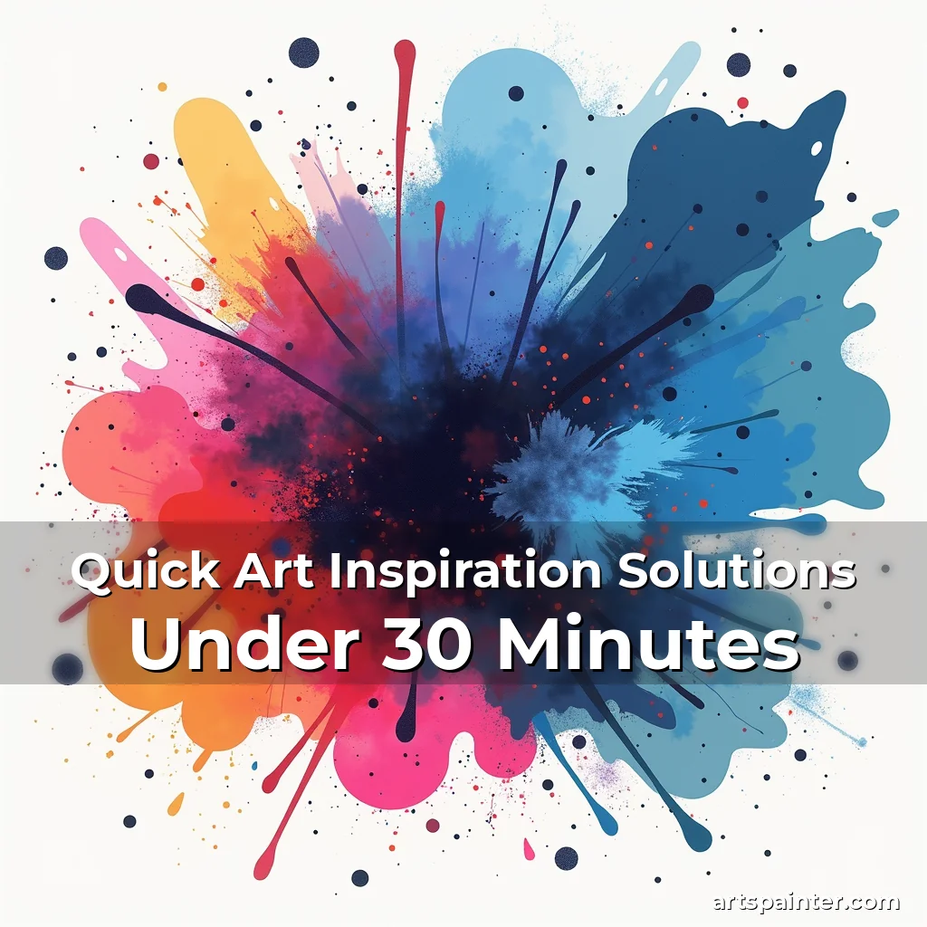Quick Art Inspiration Solutions Under 30 Minutes